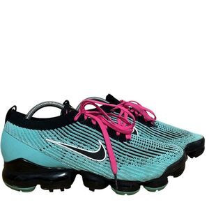 Nike Air Vapormax Flyknit 3 South Beach AJ6900-323 Teal PInk ~ Men's Size 11